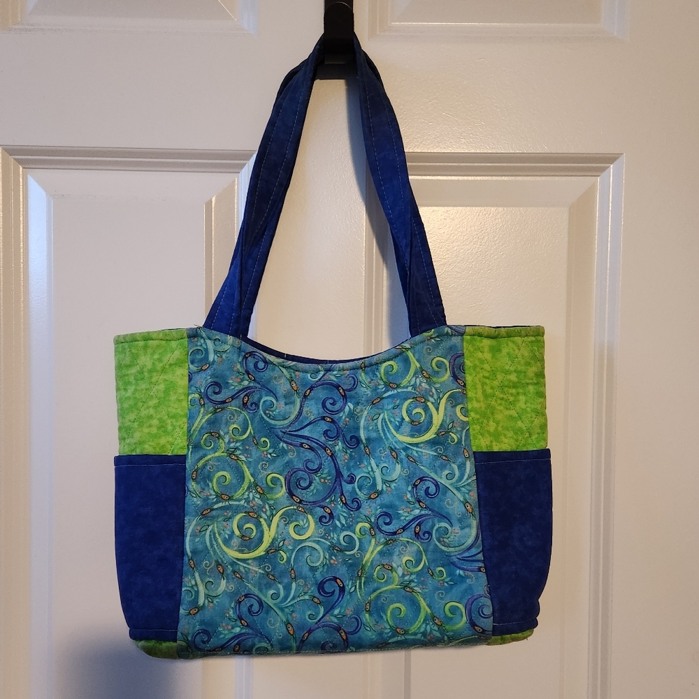 Colorful Swirl Tote Bag